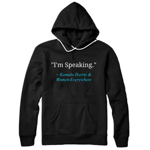 Personalized I'm Speaking Kamala Harris & Women Everywhere, Kamala Debate Pullover Hoodie