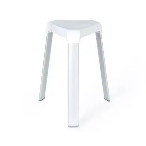 Smart Foot Seat White - Better Living Products: Aluminum & Plastic, Non-Slip, Easy Clean, 265lb Capacity