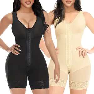 Women's  Fajas Colombianas Shapewear Full Body Shaper Butt Lifter with  Zipper Crotch MUMULEE.