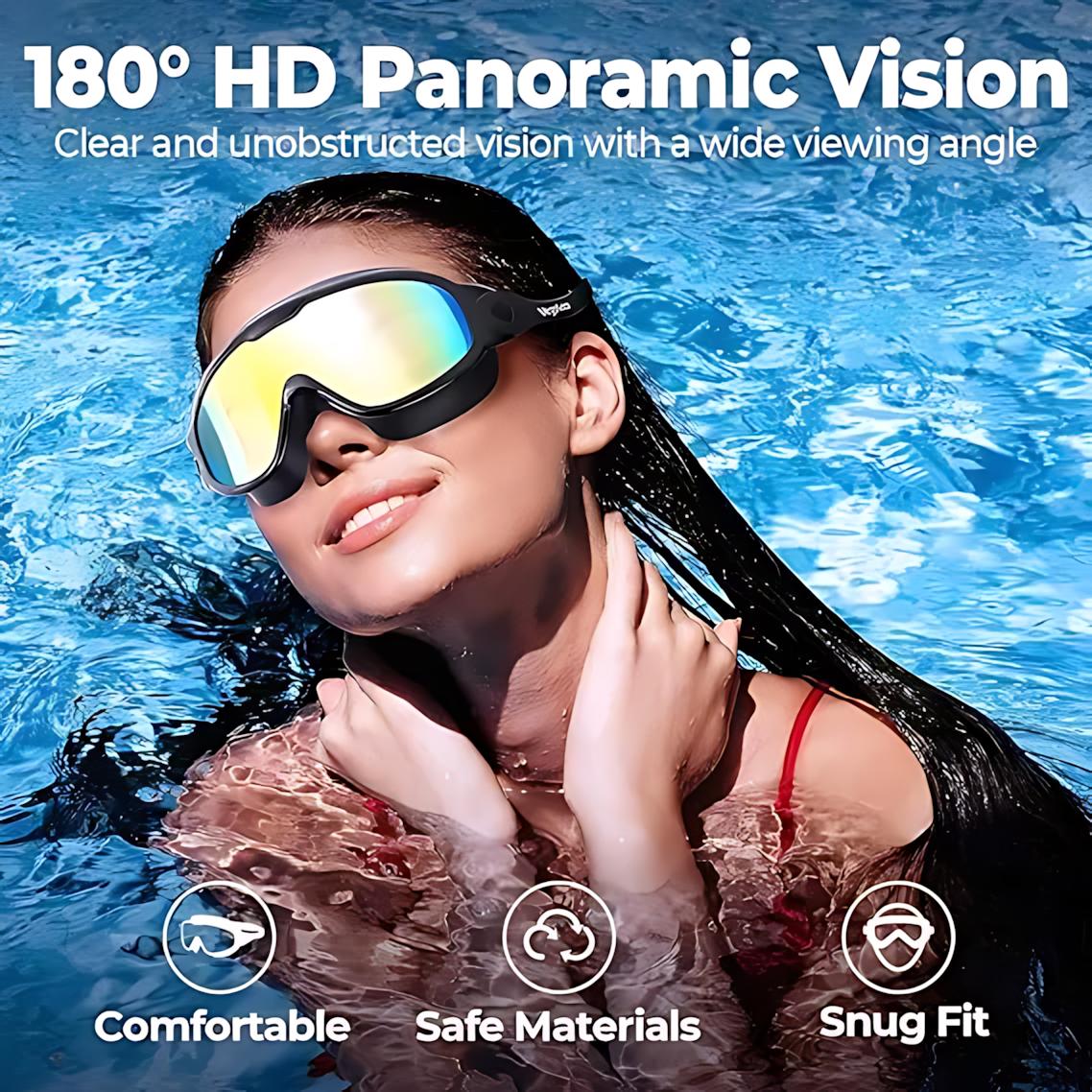 Anti Fog Swim Goggles 2 Pack UV Protection Wide View Leakproof Swimming Goggles for Kids Adults 3-12+ with Earplugs Nose Clip Crystal Clear Pool Vision swedish graduation gift outdoor