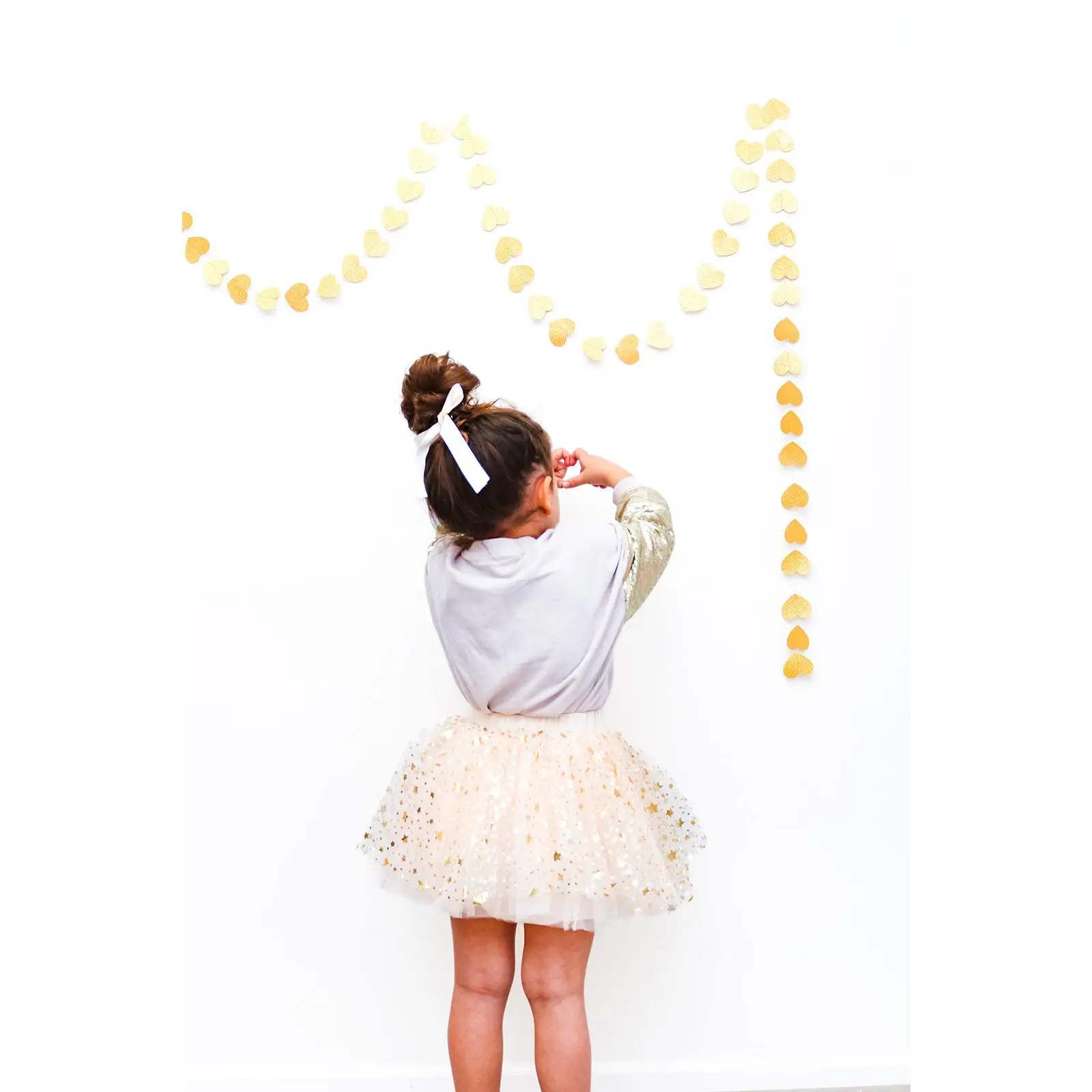 Beige star tutu skort
