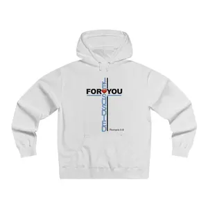 Jesus Died For You Men's Lightweight Pullover Hooded Sweatshirt