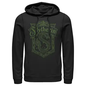 Men's Harry Potter Slytherin Crest Pull Over Hoodie