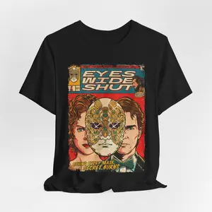 Eyes Wide Shut Movie T-Shirt, Classic Horror Graphic Tee, Exclusive Cult Cinema Apparel, Sophisticated High End Top