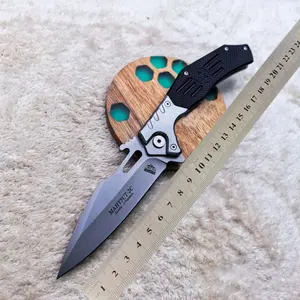 G10 handle folding knife, kitchen barbecue bread knife, wilderness outdoor emergency portable high-hardness Outdoor camping knife, gift mini pocket knife, fruit knife, high-quality steel knife