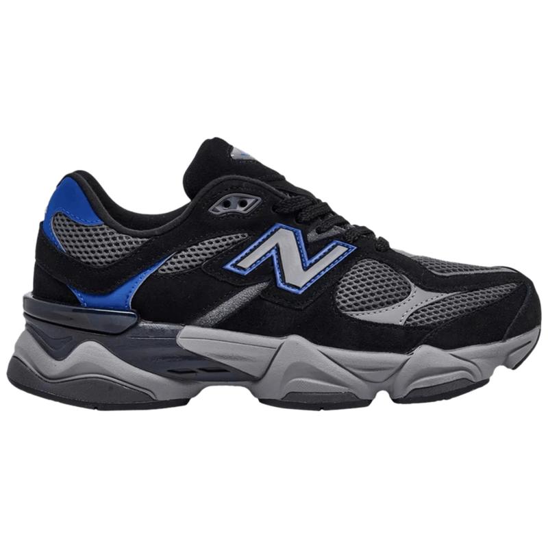 New Balance 9060 Black Racer Blue GS & Women's Fashion Sneaker New