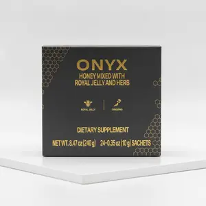 Natural Onyx Organic Honey Dietary Supplement - Blended with Royal Jelly & Herbs for Health Support, Fitness Nutrition, Healthcare Needs