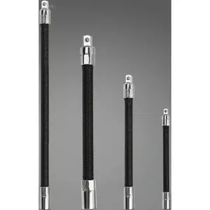 12" 10" 8" 6" Drive Extension Bar Set - 1/2" 1/4" 3/8" Shaft - Flexible Socket Wrench Adapter - Non-Slip Chrome Vanadium Steel - Universal Fit for Mechanics Tools wrench kit filter  wrench 2-inch drive adjustable  wrench