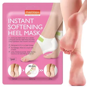 Purederm Instant Softening Heel mask (1 Pair) \u2013 Heel mask Provides deep Hydration and Instant Softness