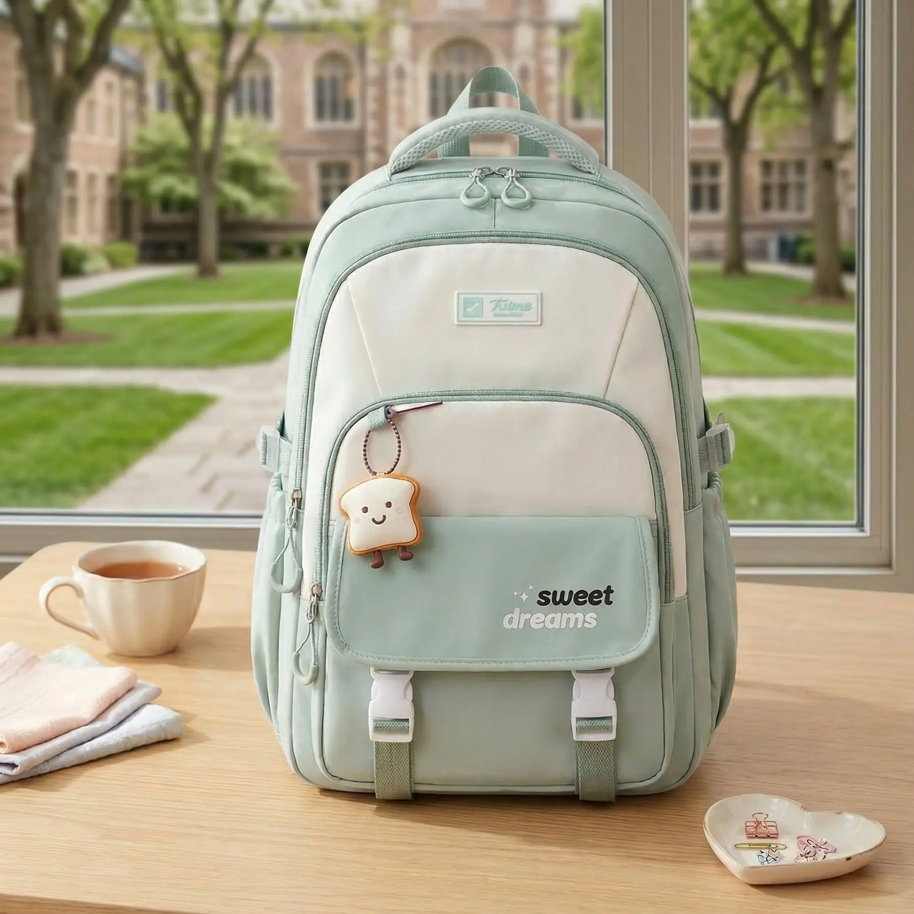 MINT GREEN &CREAM