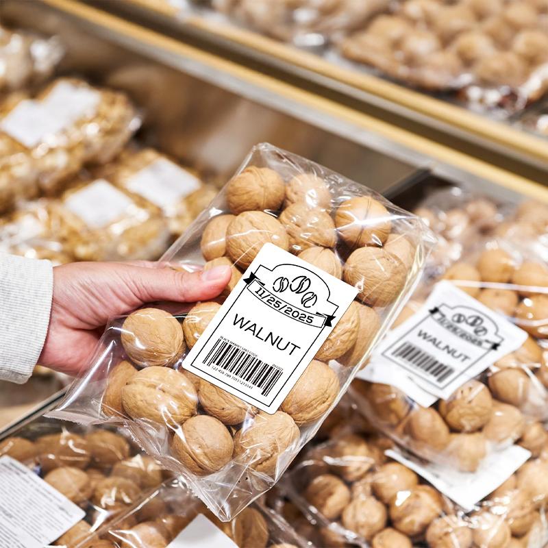 PL80E Bluetooth Thermal Shipping Label Printer, Wireless 4x6 Shipping Label Printer for Small Business,Support iOS, Android, Windows, Mac.