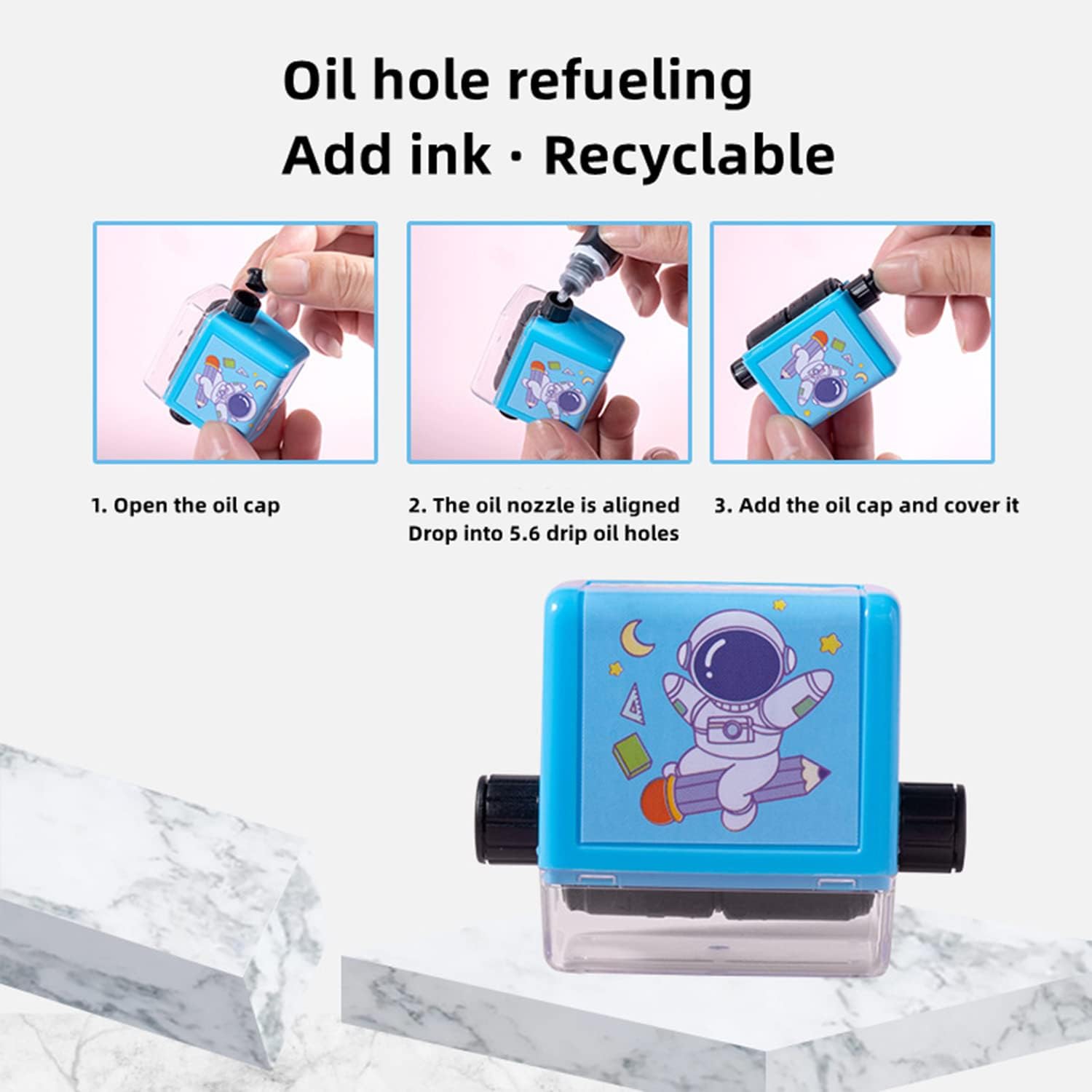 Roller Digital Teaching Stamp for Kids,Smart Math Roller Stamps for Addition Subtraction Multiplication Division,Math Stamp Roller Math Practice Stamps for Home Classroom Supplie (4 Pcs -All)