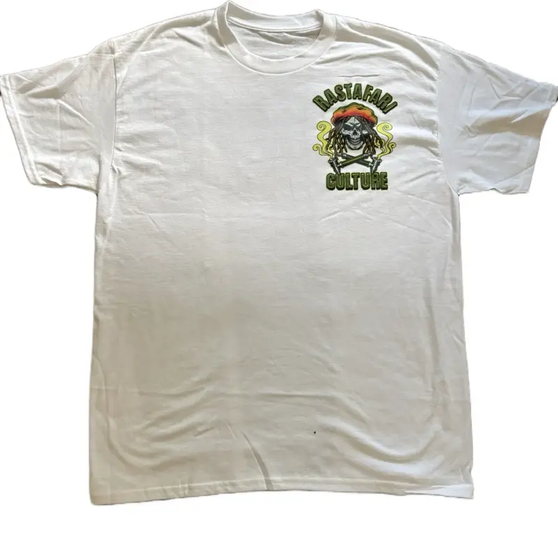 Rastafari Culture White Tshirt