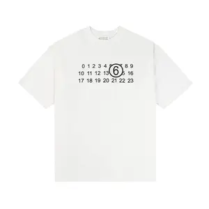 designer t shirt mens tshirt digital pattern round neck trendy brand short sleeved shirt