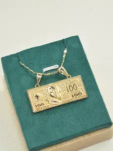 Men's Hip Hop Metal Pendant Necklace, Copper Alloy Material, Ideal Gift for Dad & Boyfriend, Perfect for Daily Wear & Special Occasions