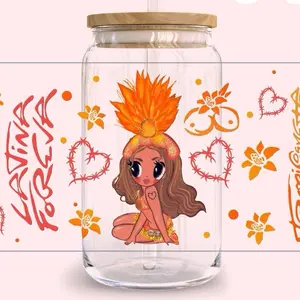 Tropicoqueta glass cup and tumbler