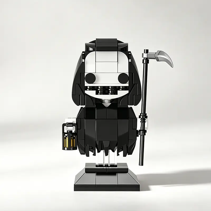 The Skeleton God Model Creative MOC Building blocks set, 165PCS DIY Bricks Model Gifts, Halloween Creative Decoration, Compatible with Brands, ideal choice for Christmas/ Birthday/ Halloween/ New Year gifts