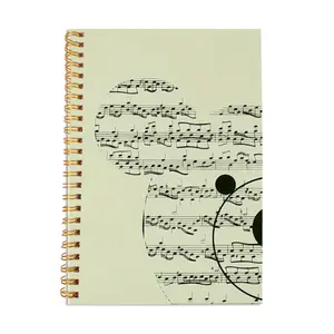 1PC 5.5×8.3in Blank Sheet Music Composition Paper, 100 Pages Musical Notebook, Durable Portable Design, Ideal for Musicians & Composers