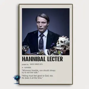 HANNIBAL Movie Poster Vintage Classic Movie Poster Art Home decoration Poster, Poster Decor Room