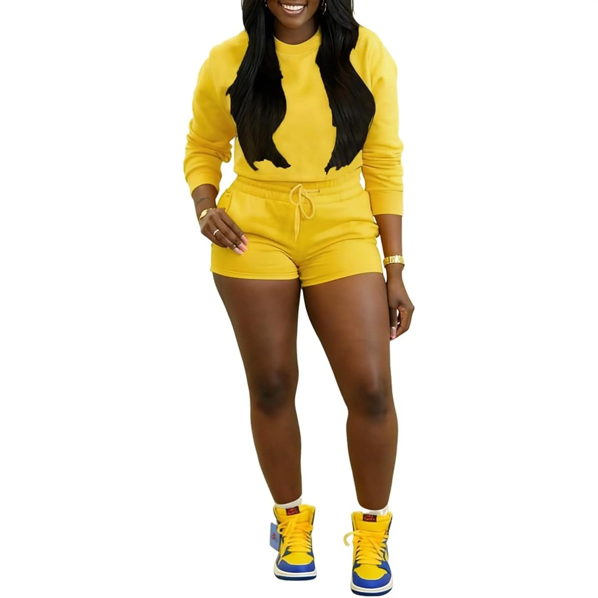 Blush Temptation  Womens 2 Piece Outfits Bodycon Sweatsuits Tracksuit Hoodie Long Sleeve Summer Lounge Jogger Workout Pant Sets