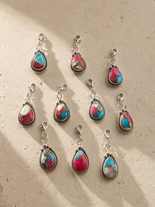 THE STERLING SILVER + COTTON CANDY CHARM