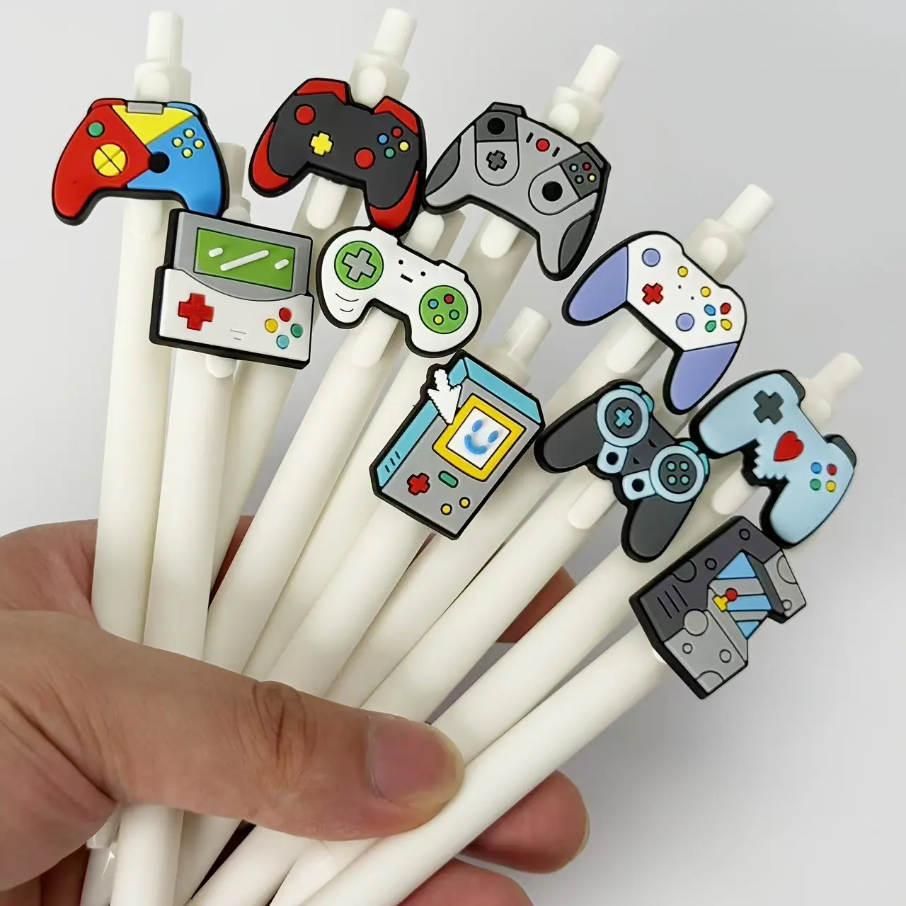15/25pcs Creative Cartoon Game Theme Ballpoint Pens, Series, Doctor Pen, Nurse Pen, Neutral Pen, Ink Core, Fun Office Supplies Gift