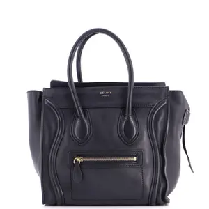 Pre-owned Celine Leather Tote Bags REBAG Luggage Bag Smooth Micro by Rebag