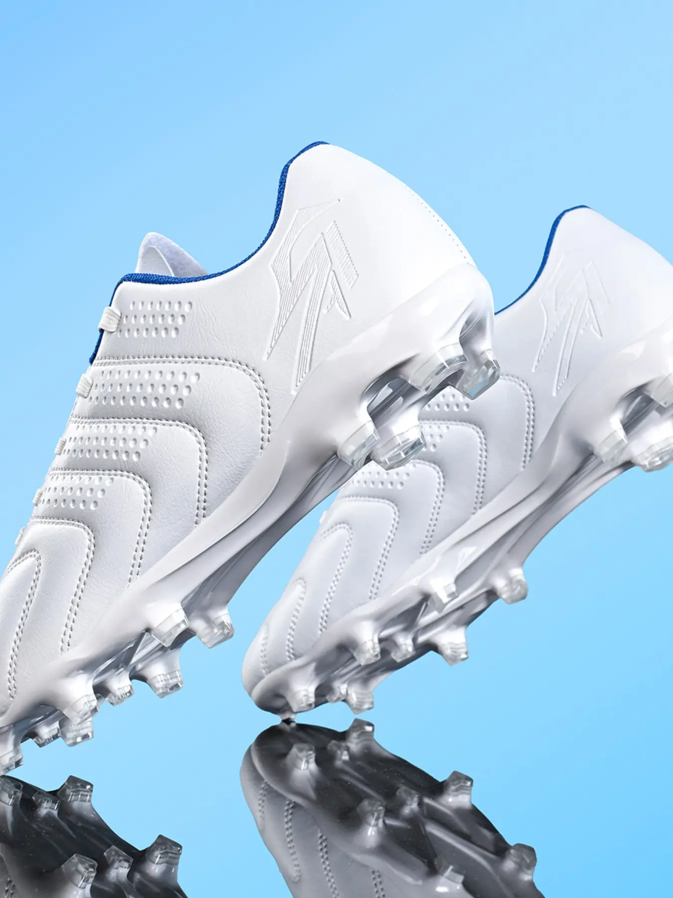 Breathable Football Shoes Fg/ag Long Studs for Artificial Grass, All-Season Anti-Slip Sports Shoes, Durable Outdoor Indoor Soccer Cleats Sport Boots