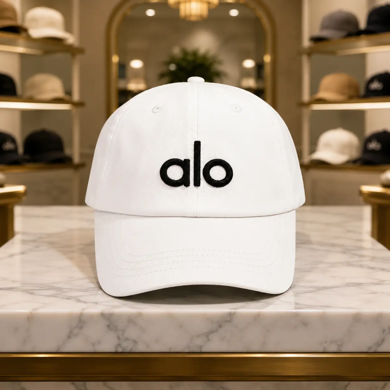 Performance District Trucker Hat, Black Baseball with Black Letter "O" Design - 100% Polyester, Sun Protection & Fit for Outdoor Running and Activities, Outdoor Headwear Minimalist Baseball Durable Woven cap