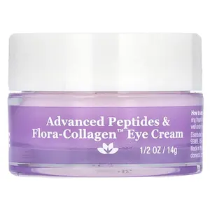 DERMA E Advanced Peptides & Flora-Collagen Eye Cream , 1/2 oz (14 g)