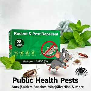 28pc-Mouse & Rat Repellent Balls -Peppermint Lemon Oil Mice Repellent for Rats Spider Pests,Safe for Pets & Kids, 30 Days Effective Mouse Deterrent Indoor/Outdoor/Home Kitchen Engine Protection