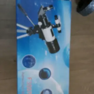 Telescope for Adults & Kids, 70mm Aperture 300mm Refractor Telescope, Portable Travel Refractor Telescopes for Astronomy Beginners with Tripod, Phone Adapter   Damaged box. item brand new