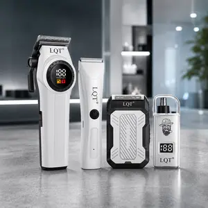 LQT 5-in-1 Professional Hair Clipper Kit - Cordless Grooming Set with Beard Trimmer, Nose Trimmer & Precision Attachments for Men