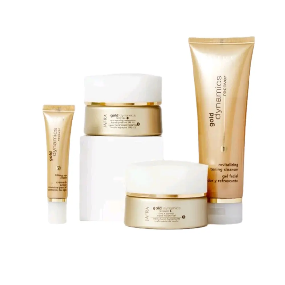 Jafra Gold Diynamic 4- piece Skin Care Set