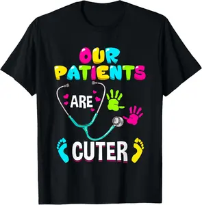 100% cotton Unisex Funny Pediatric Nurse Hospital Staff Nursing Gift Idea T-Shirt