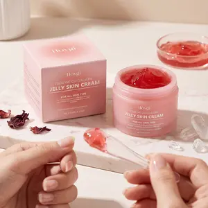 Hoygi Collagen Jelly Cream, Face Cream Moisturizer, Firming Facial Creme, Firming Deep Hydration Nourishing Moisturizer, Hydrating, Moisturizing, Non-Sticky Easy Absorption, Smooth, Fades Fine Lines, Anti Aging Cream, Safe Ingredients, All Skin Types