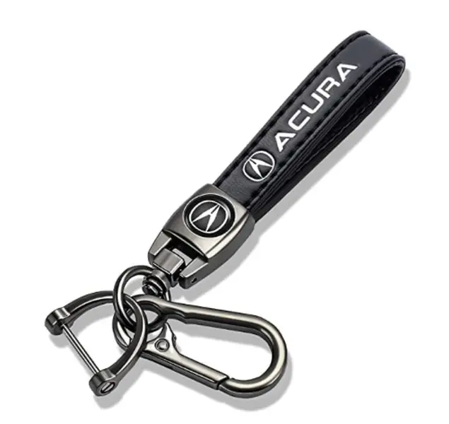 Genuine Leather Acura Keychain small gift Genuine Leather Acura Keychain small gift