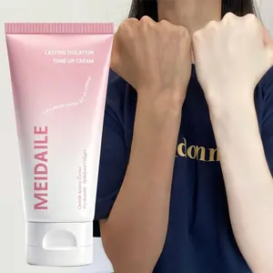 MEIDAILE Tone-up Cream,Tone Up Body Cream Makeup,No-makeup Cream,Quick Skin Tone Balancer – Evens Out Complexion - No Makeup Natural Look - Long-Lasting Hydrating & Sebum Control Face and Body – Vegan, No Animal Tested – 1.76oz