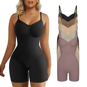 SHAPERX Seamless Tummy Control Shapewear Full Body Women's Bodysuit