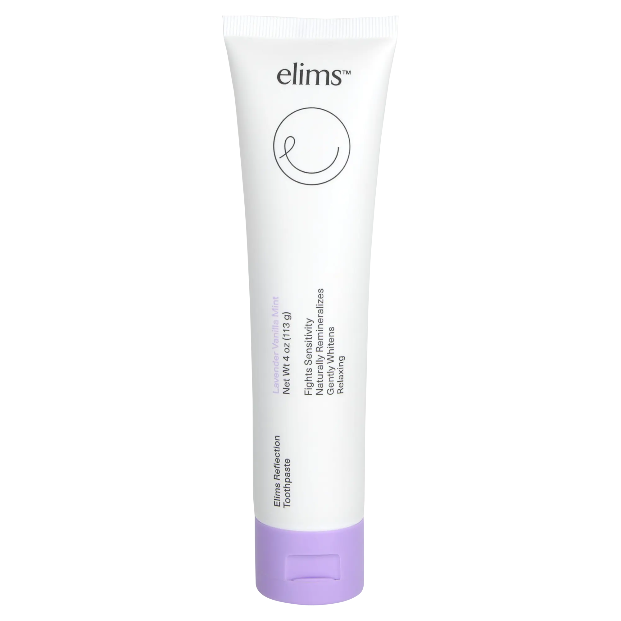 Elims Reflection Toothpaste - Lavender Vanilla Mint 4 oz