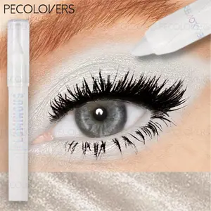 1pc Waterproof Sparkle Eye Pencil - All-Weather Water-Resistant, Smudge-Proof Longwear Core for 24H Hold,Perfect for Party Season & Studio Photoshoots - Longwear Metallic Eye Definer