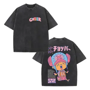 Tony Tony Chopper One Piece Limited Edition Vintage Washed Oversized T-Shirt, 90s summervibes Graphic American Casual Short Sleeve Tee | Premium Soft Cotton Classic Unisex T-Shirt for Daily, Gym & Streetwear | Soft Short Sleeve Casual T-Shirt for Fans