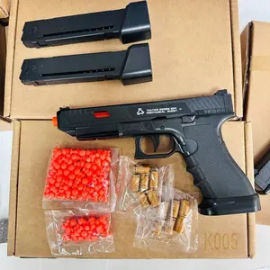 Simulation Soft Foam Bullet Pistol Blaster With Spent Shell Ejecting, Collectible Fake Gun Prop For Halloween Cosplay & Competitive Shooting Game