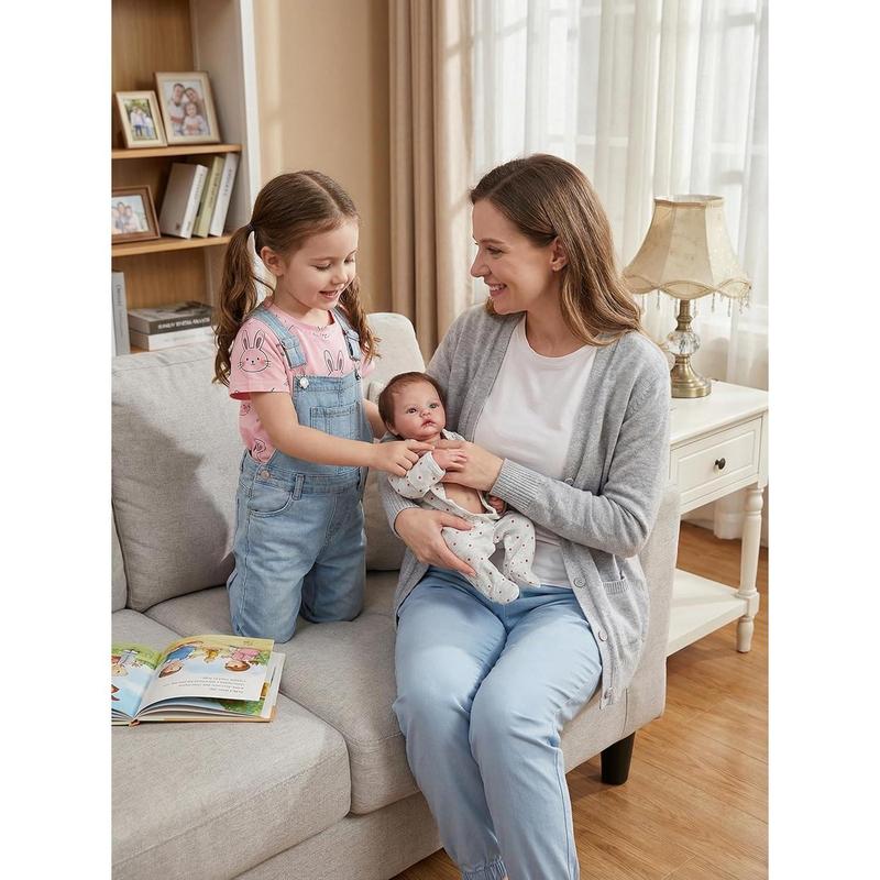 Full Silicone Baby Dolls Full Body Girl 18 Inch Realistic Reborn Baby Dolls Silicone Full Body That Look Real Life Reborn Toddler Dolls for Kids 3