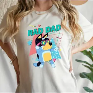 Bandit Rad Dad Cool Dad Club Father Day Unisex CottonT-Shirt, Sweatshirt, Hoodie Fast and Free Shipping