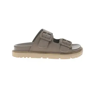 MIA Womens Gen Slide Casual Sandals Casual Low Heel 1-2" - Grey