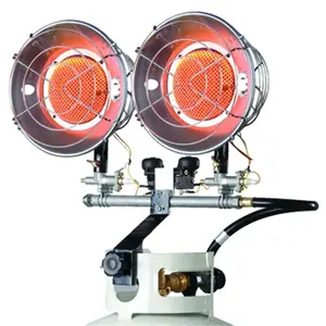 Mr. Heater  30,000 BTU LP Tank Top Heater - Double Head, Tip Switch