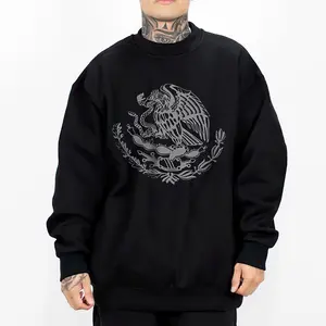 Eagles Art Mex Chicano Clothing, Mexican Clothes, Lowrider Clothes, Oversized Graphic Tee Medium Heavy Sweatshirt Hoodie for Men & Women MEXC 4