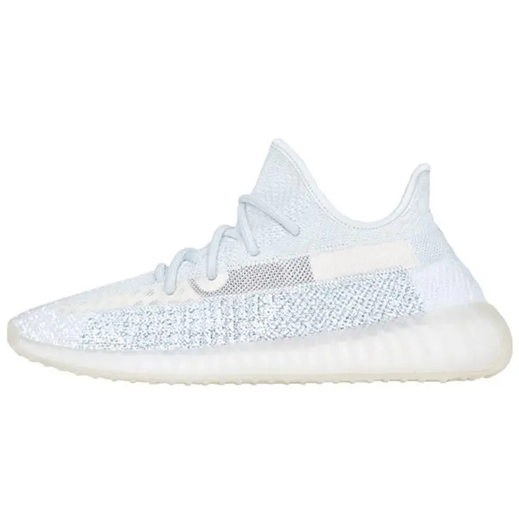 Adidas Yeezy Boost 350 V2 Cloud White Reflective' Cushioned Low Top Sneakers Unisex FW5317