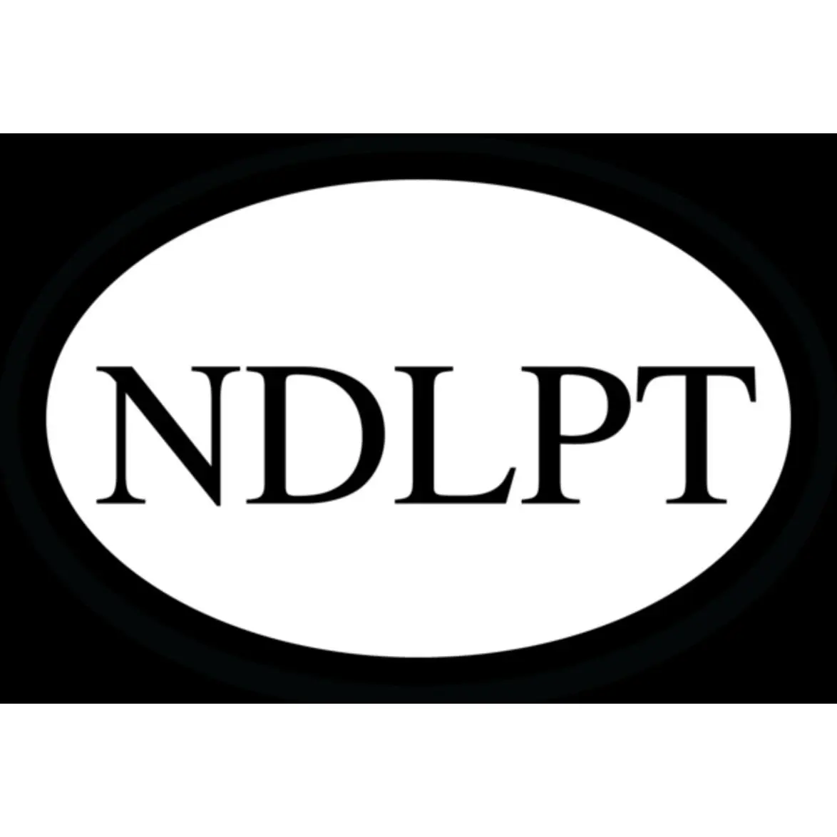Oval NDLPT Sticker